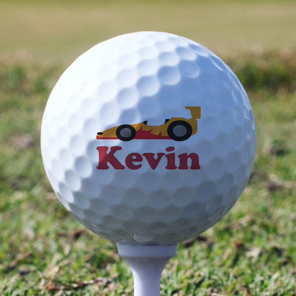 Racing Car Golf Ball - Branded - Tee