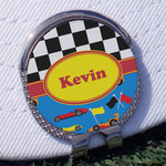 Racing Car Golf Ball Marker - Hat Clip