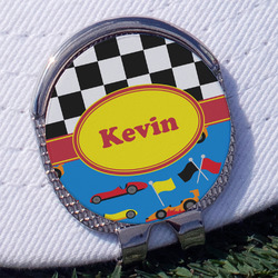 Racing Car Golf Ball Marker - Hat Clip