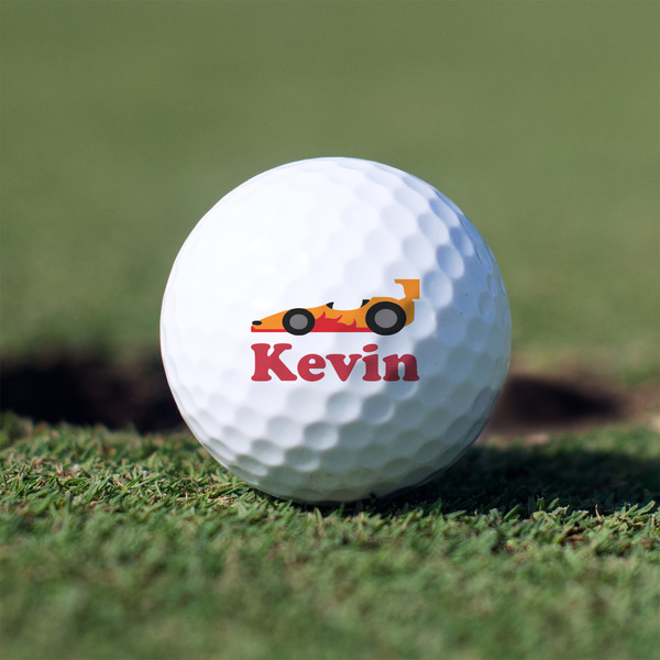 Custom Racing Car Golf Balls - Non-Branded - Set of 3