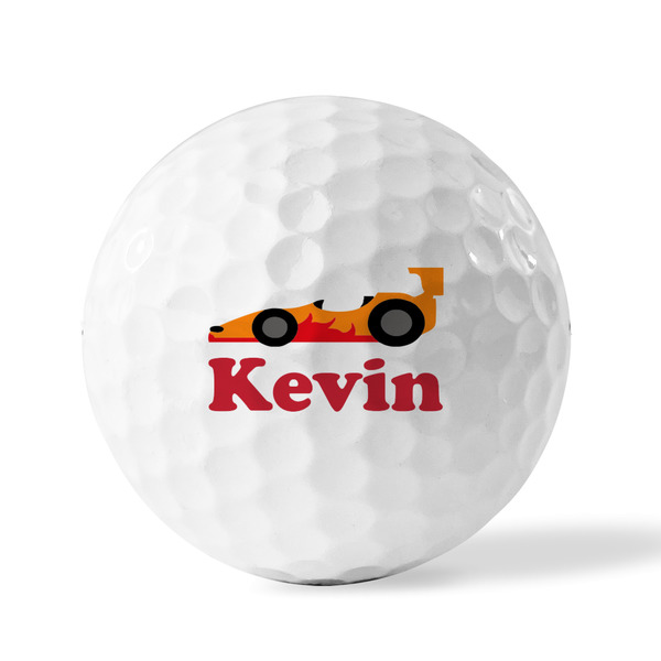 Racing Car Golf Balls - Generic - Set of 3 - FRONT