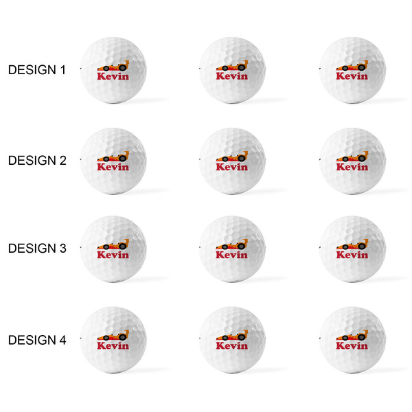 Racing Car Golf Balls - Titleist - Set of 12 - APPROVAL