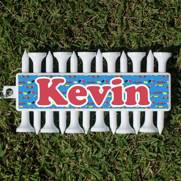 Custom Racing Car Golf Tees & Ball Markers Set (Personalized)