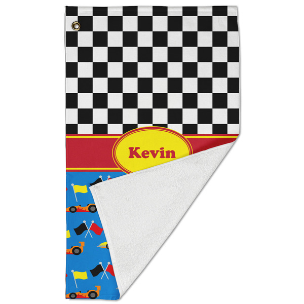 Racing Car Golf Towel - Folded (Large)