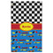 Racing Car Golf Towel - Poly-Cotton Blend - Large w/ Name or Text