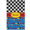 Racing Car Golf Towel - Poly-Cotton Blend - Small w/ Name or Text