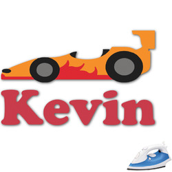 Racing Car Graphic Iron On Transfer - Up to 6"x6" (Personalized)