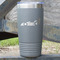 Racing Car 20 oz Stainless Steel Tumbler - Grey - Double Sided (Personalized)