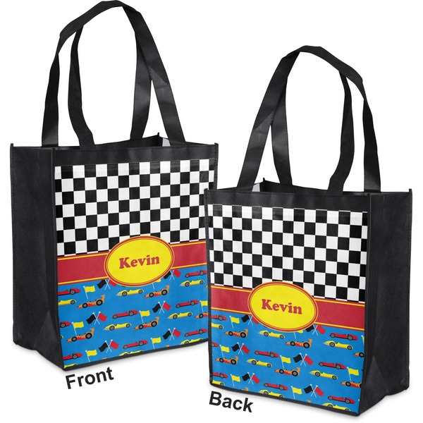 Racing Car Grocery Bag - Apvl
