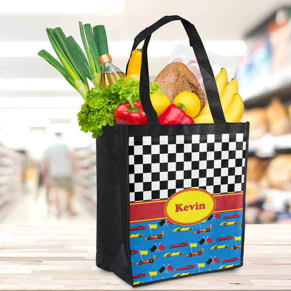Racing Car Grocery Bag - LIFESTYLE
