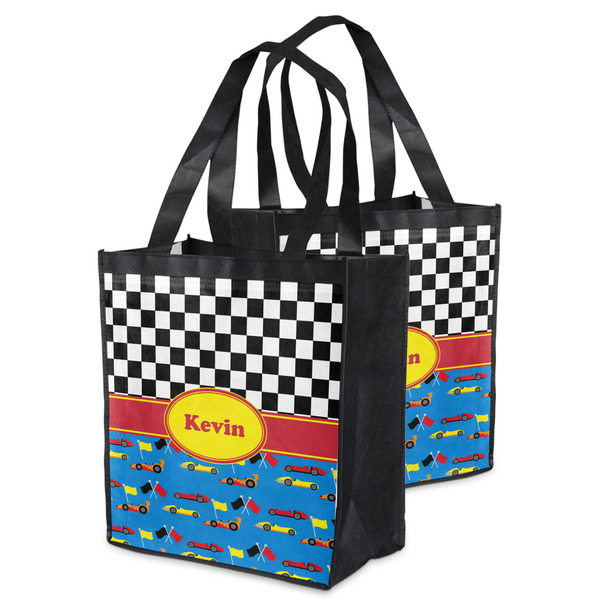 Racing Car Grocery Bag - MAIN