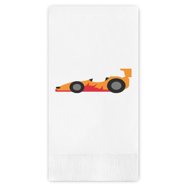 Custom Racing Car Guest Paper Towels - Full Color