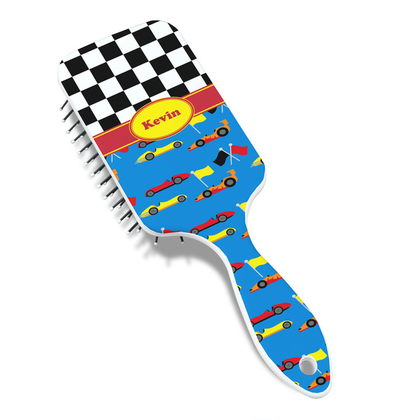 Racing Car Hair Brush - Angle View