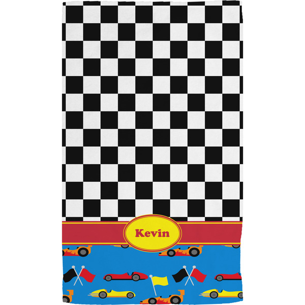 Racing Car Hand Towel (Personalized)