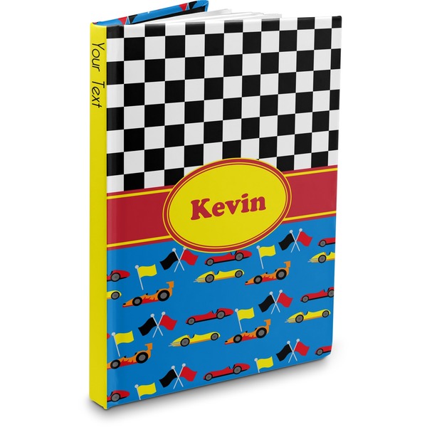 Custom Racing Car Hardbound Journal (Personalized)