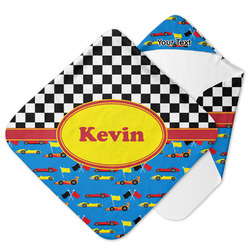 Racing Car Hooded Baby Towel (Personalized)