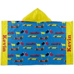 Racing Car Kids Hooded Towel (Personalized)