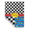 Racing Car House Flags - Double Sided - FRONT FOLDED