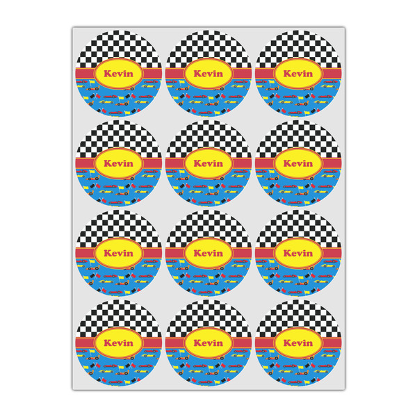 Racing Car Icing Circle - Small - Set of 12