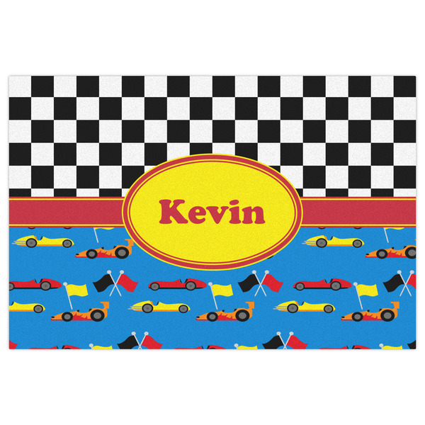 Racing Car Indoor / Outdoor Rug - 2'x3' - Front Flat