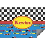 Racing Car Indoor / Outdoor Rug - 6'x8' w/ Name or Text