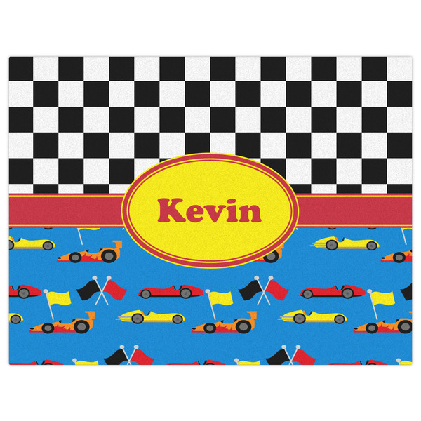 Racing Car Indoor / Outdoor Rug - 6'x8' - Front Flat