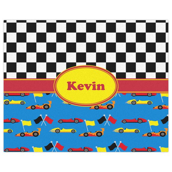 Racing Car Indoor / Outdoor Rug - 8'x10' - Front Flat