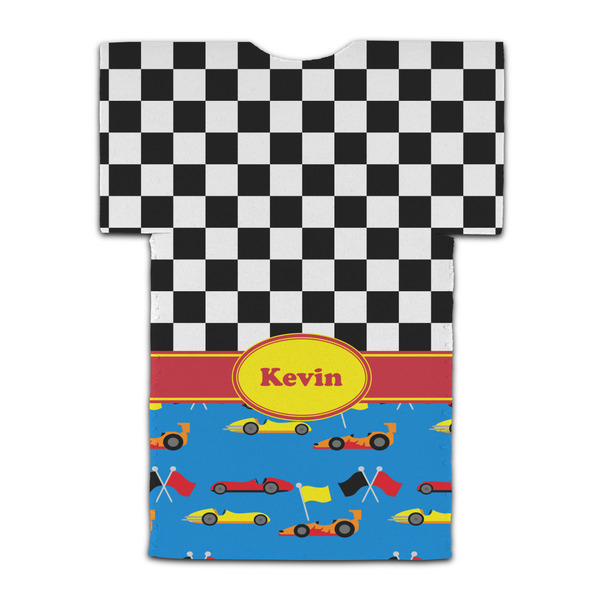 Racing Car Jersey Bottle Cooler - BACK (flat)