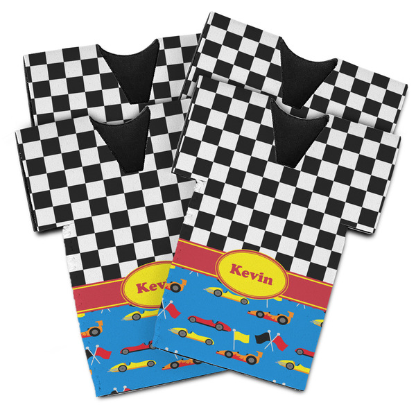 Racing Car Jersey Bottle Cooler - Set of 4 - MAIN (flat)