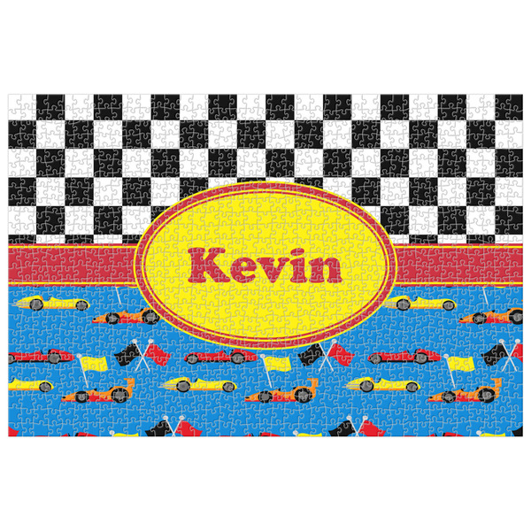 Custom Racing Car Jigsaw Puzzle - 1000-piece (Personalized)