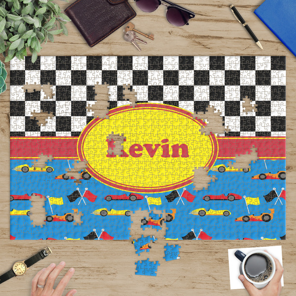 Racing Car Jigsaw Puzzle 1014 Piece - In Context