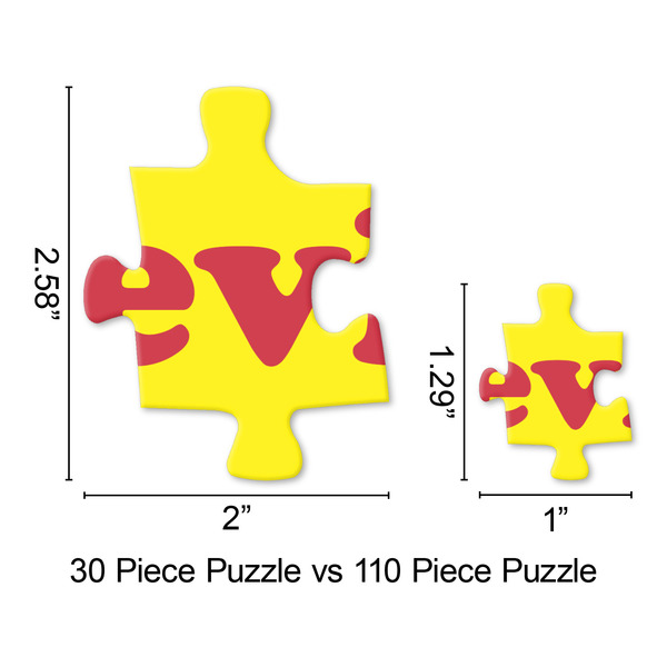 Racing Car Jigsaw Puzzle - Piece Comparison