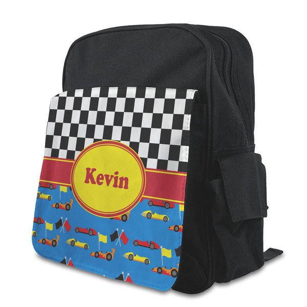 Custom Racing Car Preschool Backpack (Personalized)