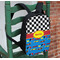 Racing Car Kids Backpack - In Context