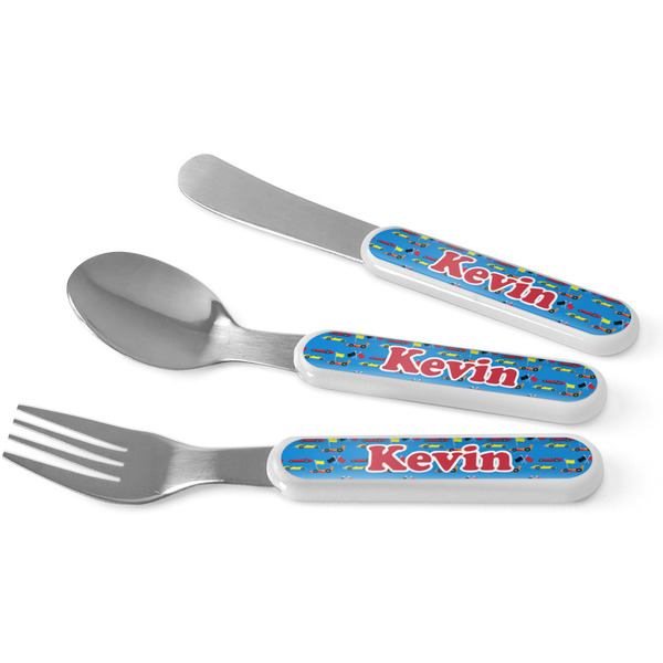 Custom Racing Car Kid's Flatware (Personalized)