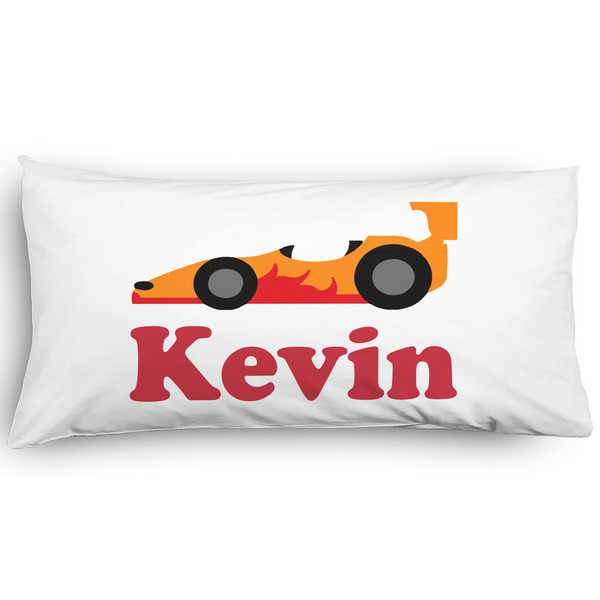 Custom Racing Car Pillow Case - King - Graphic (Personalized)
