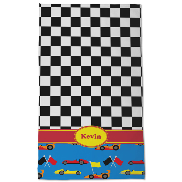 Racing Car Kitchen Towel - Poly Cotton - Full Front