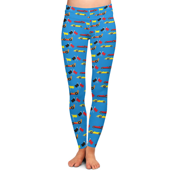 Custom Racing Car Ladies Leggings - Small