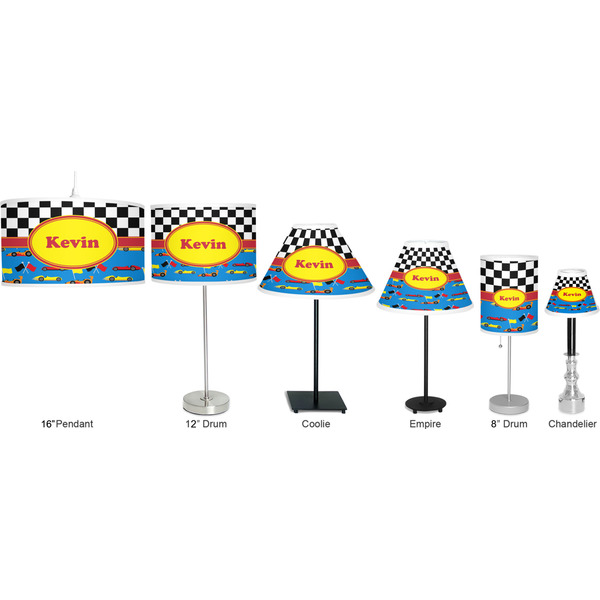 Racing Car Lamp Full View Size Comparison