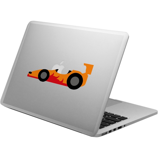 Custom Racing Car Laptop Decal