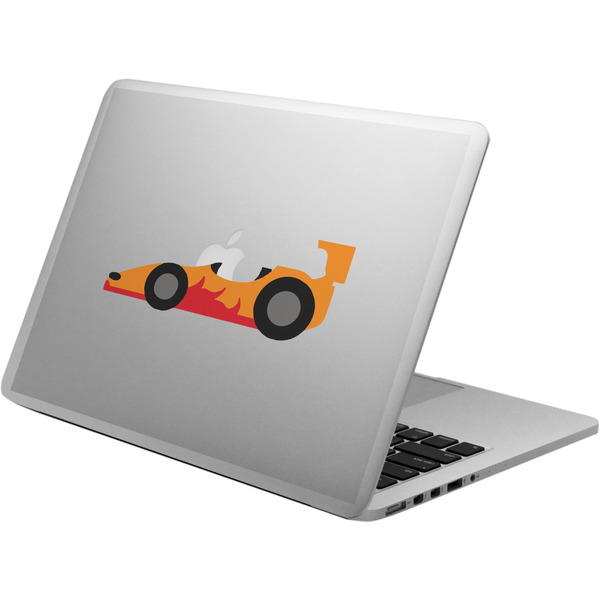 Custom Racing Car Laptop Decal
