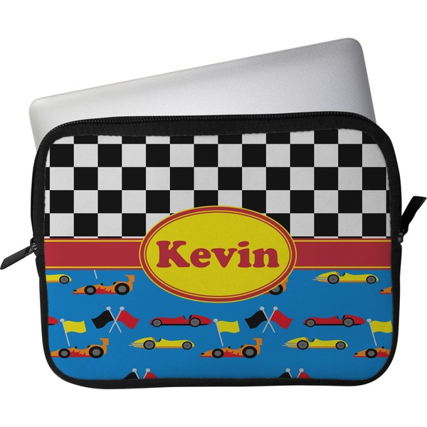 Custom Racing Car Laptop Sleeve / Case - 13" (Personalized)
