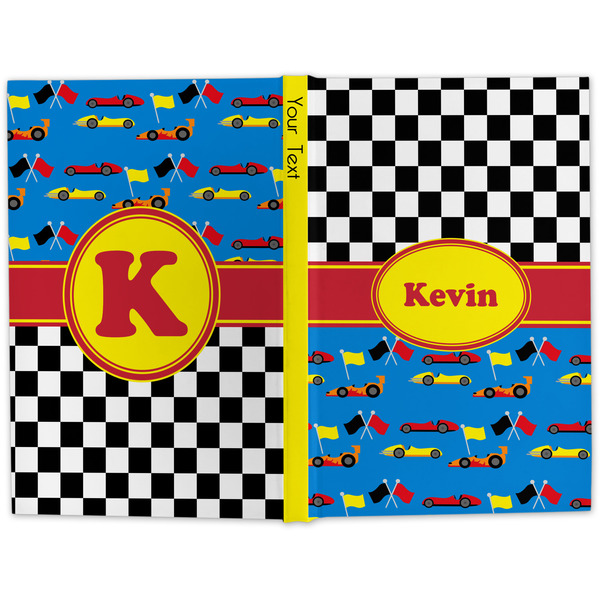 Racing Car Large Hard Cover Journal - Apvl