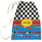 Racing Car Large Laundry Bag - Front View