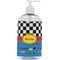 Racing Car Plastic Soap / Lotion Dispenser (16 oz - Large - White) (Personalized)