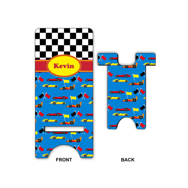 Racing Car Large Phone Stand - Front & Back