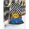 Racing Car Laundry Bag in Laundromat