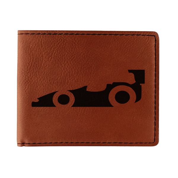 Custom Racing Car Leatherette Bifold Wallet