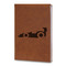 Racing Car Leatherette Journals - Large - Double Sided - Angled View