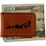 Racing Car Leatherette Magnetic Money Clip - Single Sided